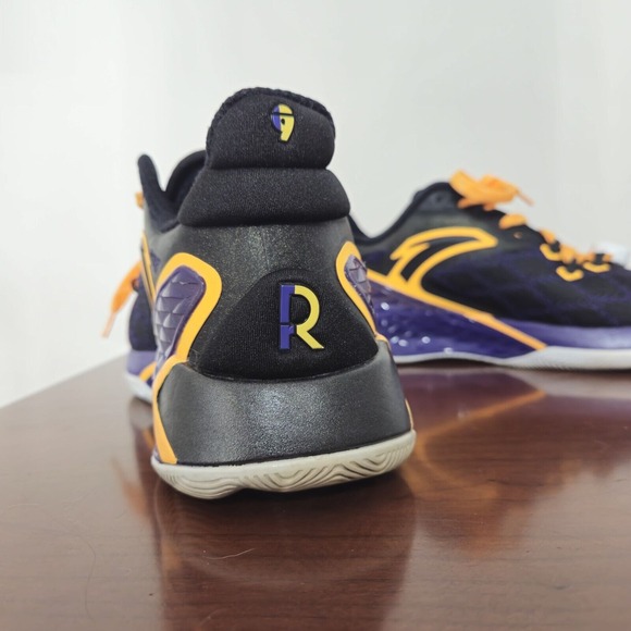 Anta RR5 Rajon Rondo Basketball Shoes Size 8.5 LA Lakers Colorway - Picture 4 of 12